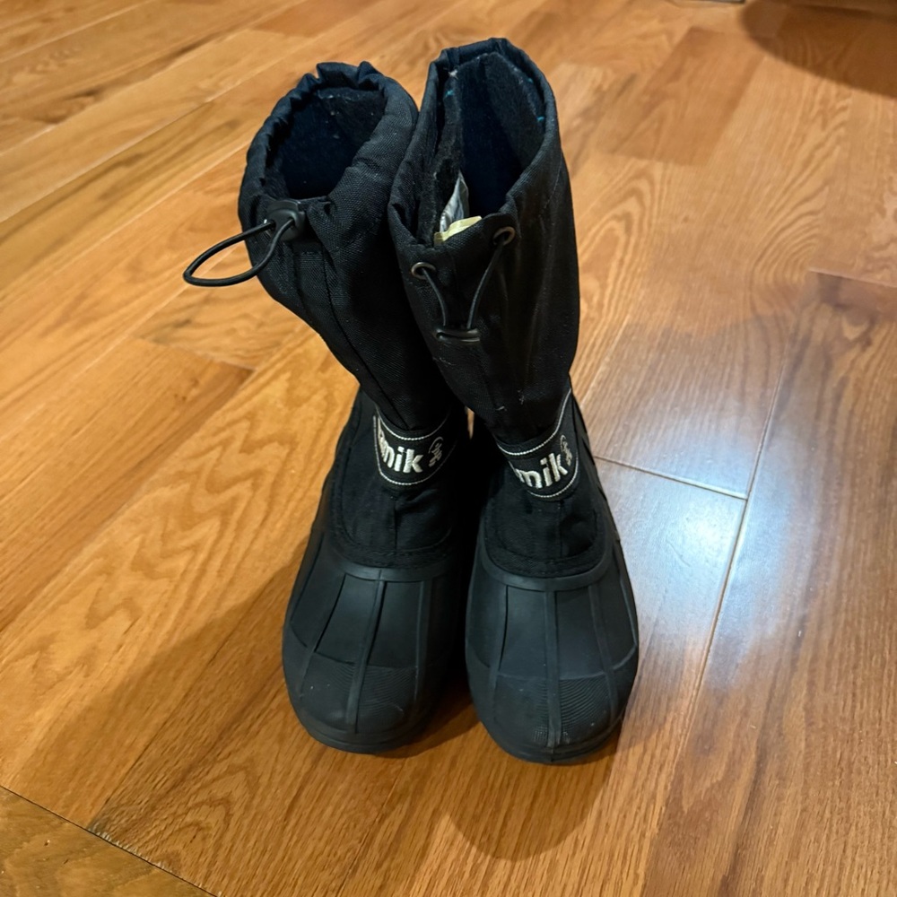 Kamik Kids Black Rain & Snow Boots